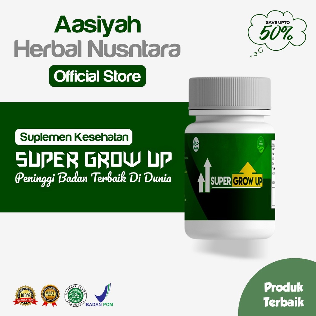 SUPER GROW UP - Penambah tinggi badan Super grow dan hyper grow menambah tinggi badan anak anak rema
