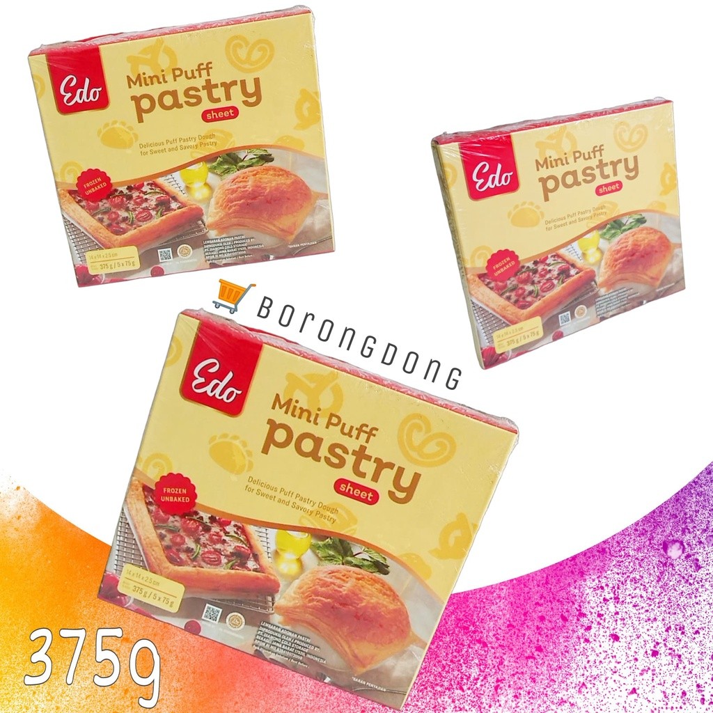 

Edo Mini Puff Pastry Sheet 375g
