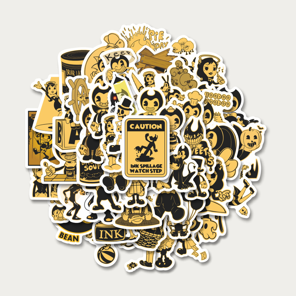 

Sticker Pack Stiker Kartun Bendy and the Ink Machine Stiker | Sticker TUMBLR | Stiker LAPTOP KOPER HELM