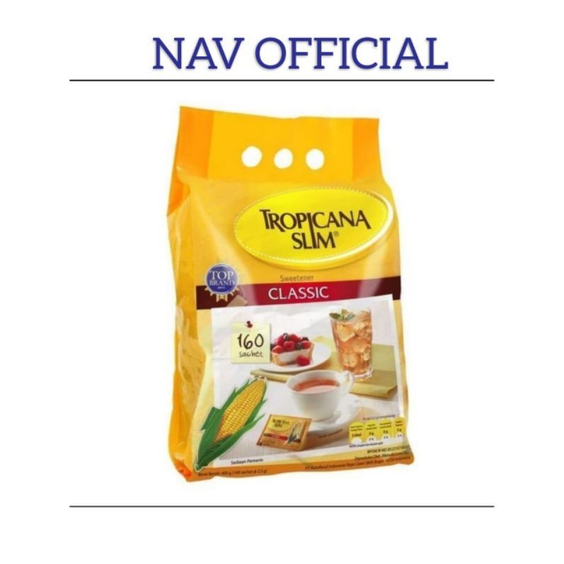 

TROPICANA SLIM SWEETENER CLASSIC 160sachet
