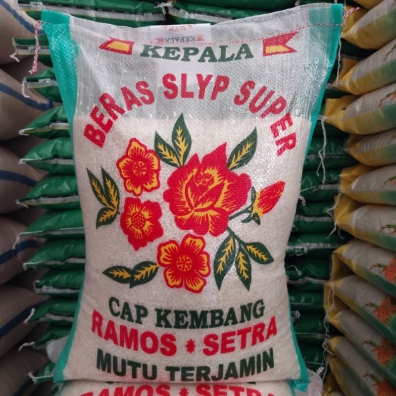 

Beras super cap kembang bunga 10kg 20kg pulen enak fres baru
