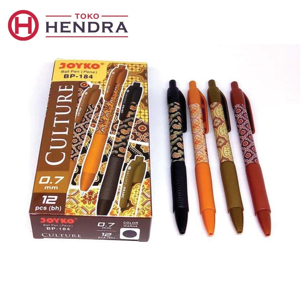 

Pulpen Joyko Batik Warna Hitam 184
