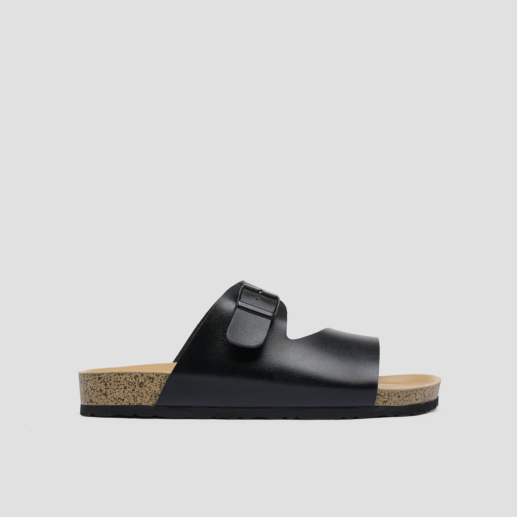 Nevada Double Buckle Strap Slipper Sandal Wanita 121242101