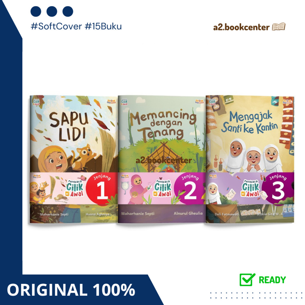 

[ABC] READY Pembaca Cilik Awal - Grow The Seed 15 Buku Cerita Disusun Berjenjang