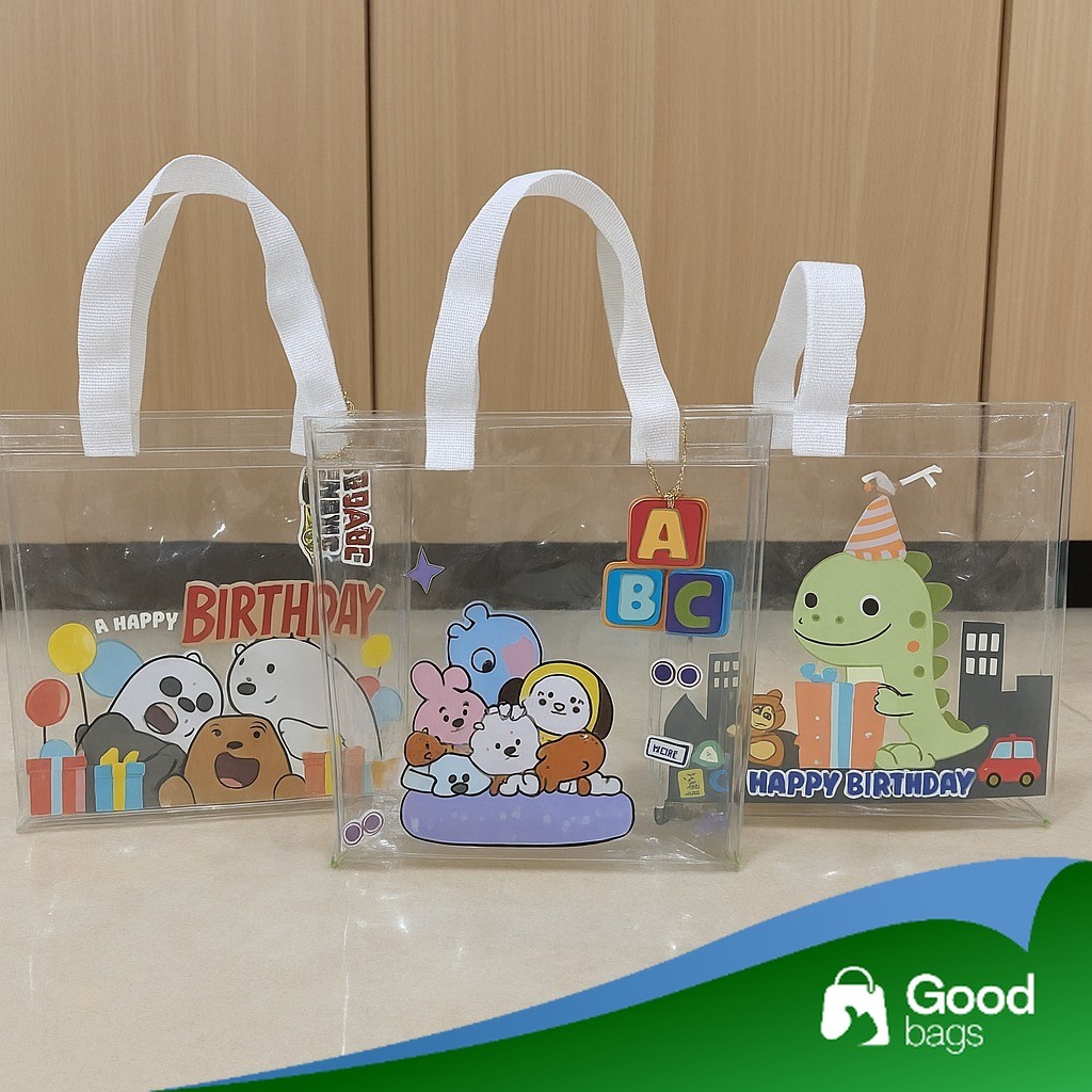 

Tas Mika PVC / Tas Mika PVC Transparan / Tas Bening / Tas Transparan / Tas Hampers I ACB01-ACB02