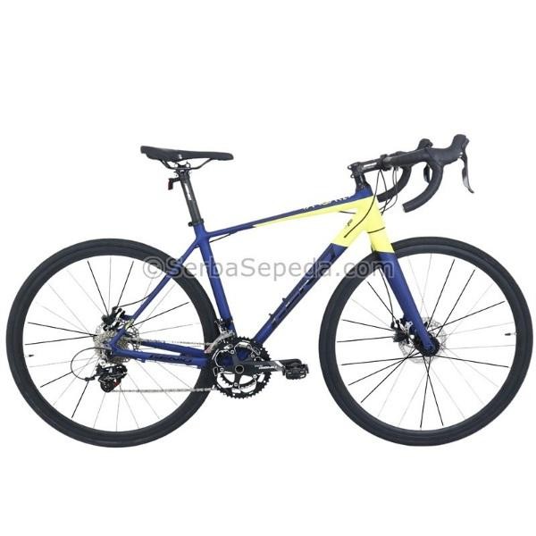 Sepada Balap Genio Vangard Roadbike 700C - Biru Kuning, M
