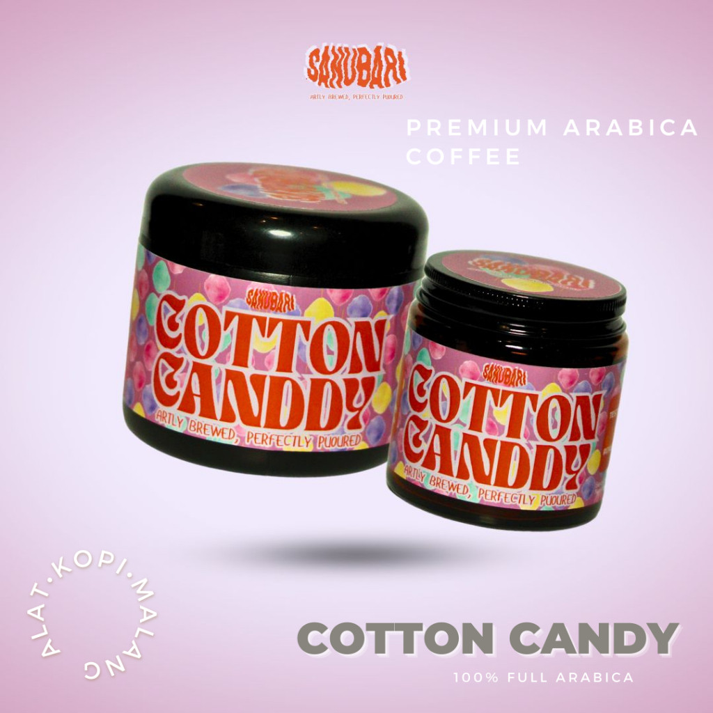 

Premium Roast Beans Arabica Coffee COTTON CANDY By Sanubari Biji Kopi Premium