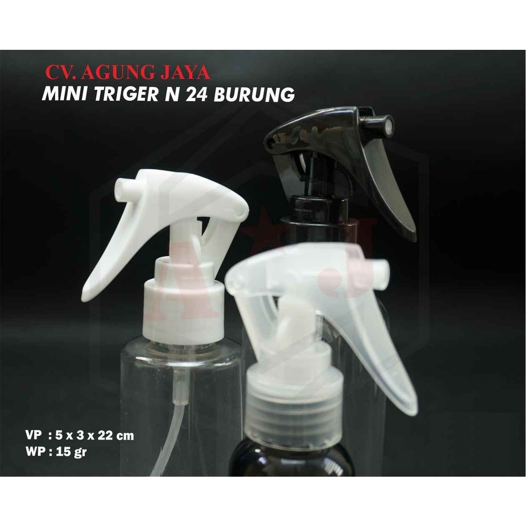 Mini Triger D 24 Burung / Triger Hitam / Triger Natural / Triger Putih / Triger Sprayer / Triger Bur