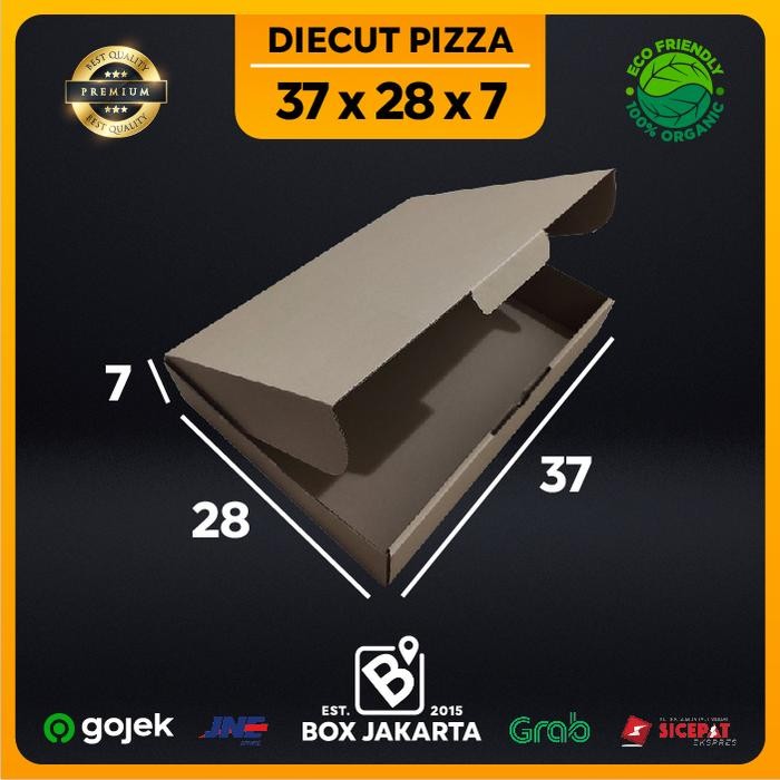 

KARDUS uk 37x28x7 CM Diecut Pizza Corrugated Packaging Box