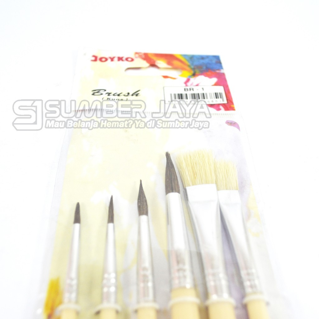

Alat Lukis Gambar Kuas cat air Joyko BR-1/240 Brush M&G ABH97890 ABH97891 Alat Lukis Gambar Kuas Cat Air