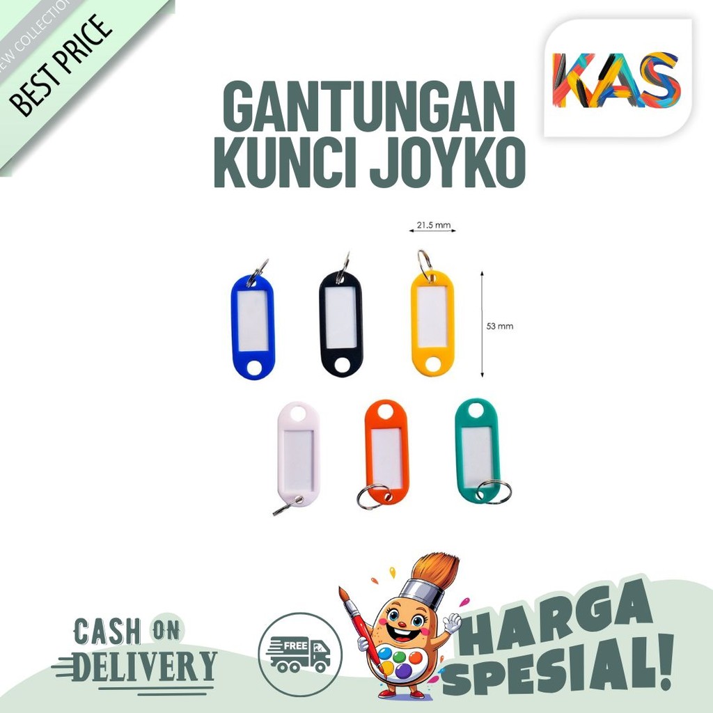 

Key Ring Gantungan Kunci Joyko KR-8 bisa ditulis – pak ( isi 50 pcs)KAS