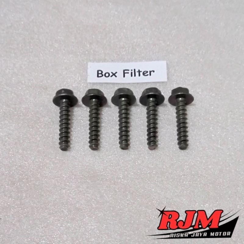 Baut Full Set Cover Box Filter Udara Yamaha Mio Soul Karbu 115 Karburator Lama