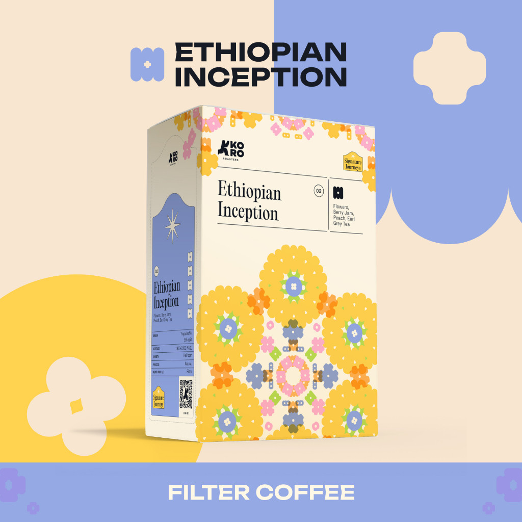 

KORO ROASTERS Arabica Ethiopian Inception Biji Kopi Filter Roast - Single Origin Specialty Coffee