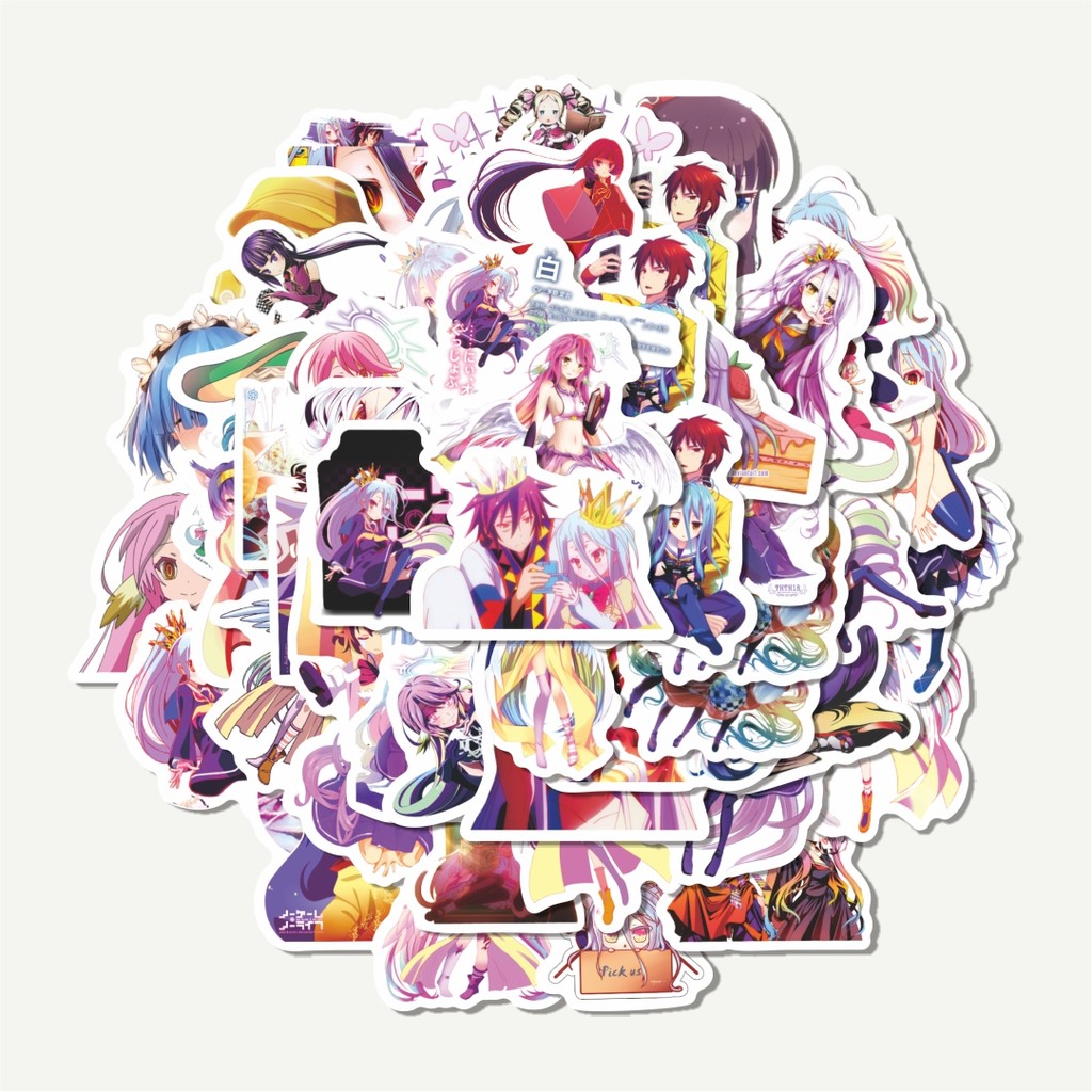 

Sticker Pack Stiker Anime No Game No Life [Nōgēmu Nōraifu] | Sticker TUMBLR | Stiker LAPTOP KOPER HELM