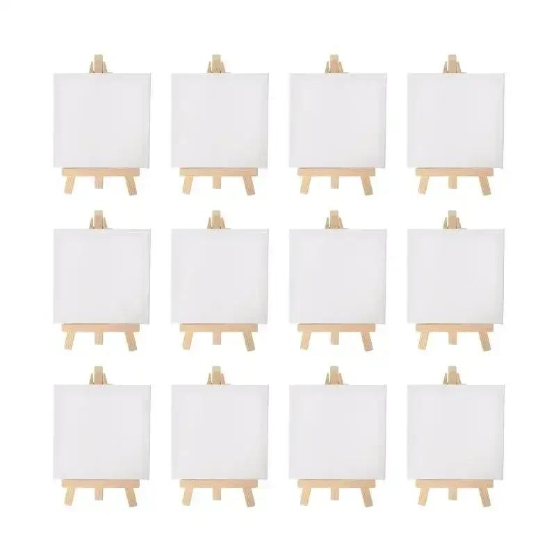 

Small Craft For Canvas +3 X3 Artists 12pcs Inch Drawing Mini Kids Painting Easel School Set 5 Table
