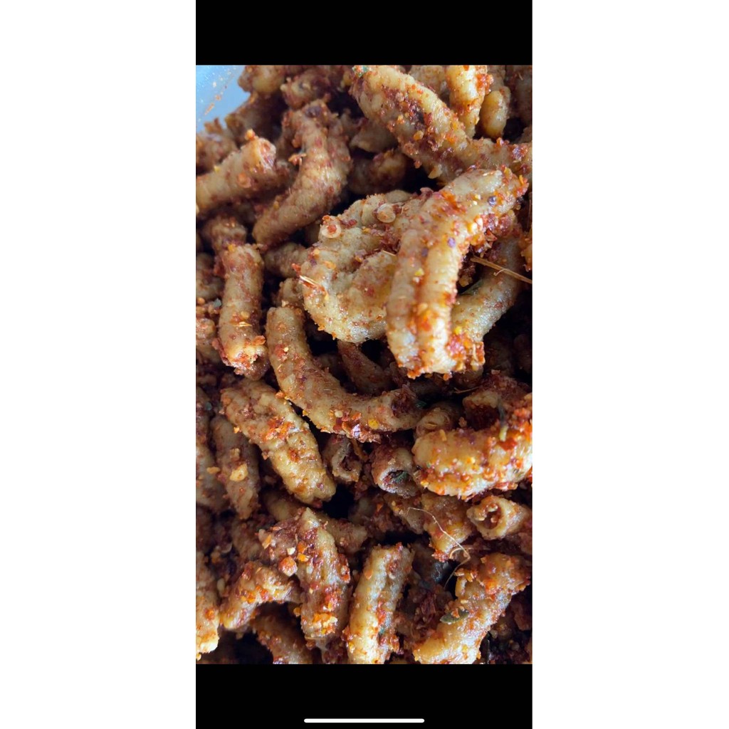 

KERIPIK USUS PEDAS DAUN JERUK (500GR)