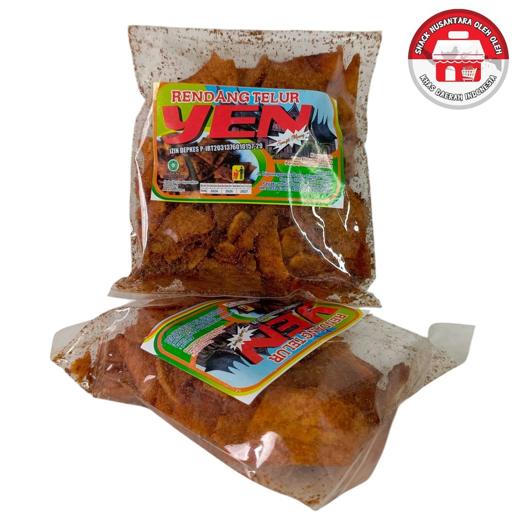 

Rendang Telur Merk Yen -Oleh Oleh Khas Padang Yang Bikin Nagih