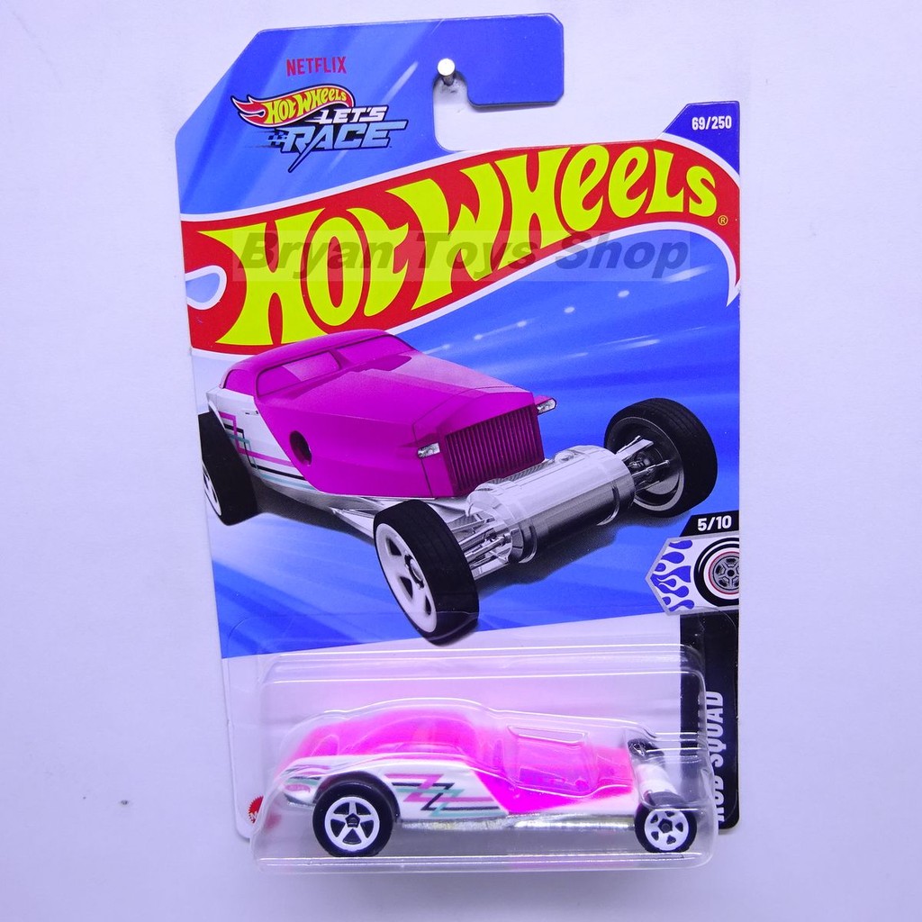 Hot Wheels Hi-Roller Putih Pink