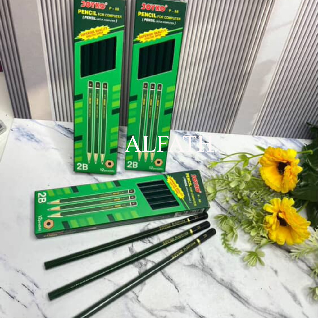 

(1pck) Pensil Joyko Hijau / Pensil 2B Joyko P-88 Hijau (12 Pcs) / Pensil Murah