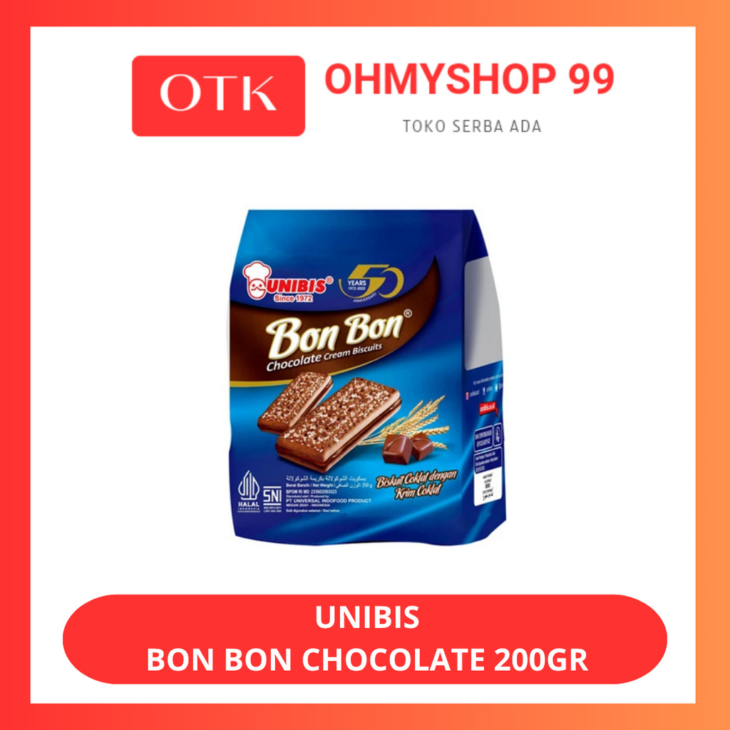 

UNIBIS Biskuit Bon Bon Chocolate Cream 200gr