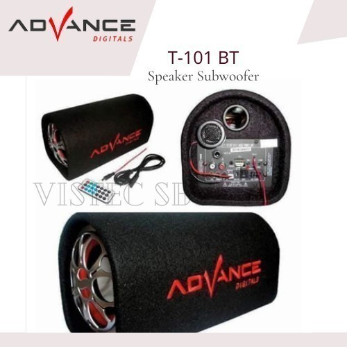 Speaker Subwoofer Advance T-101BT Bluetooth Karoke Radio T-101 BT aktif