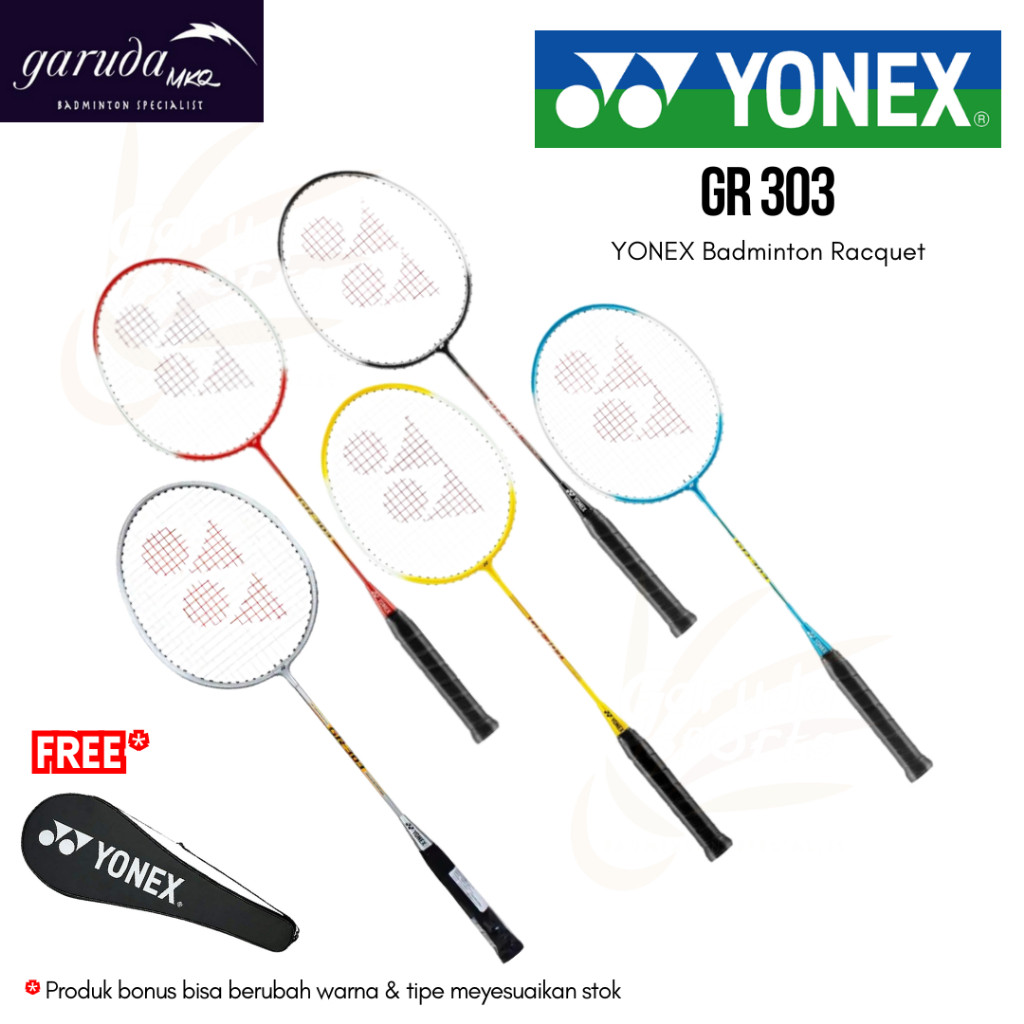 RAKET BADMINTON YONEX GR 303 / YONEX GR 303 Strung / Badminton Racquet