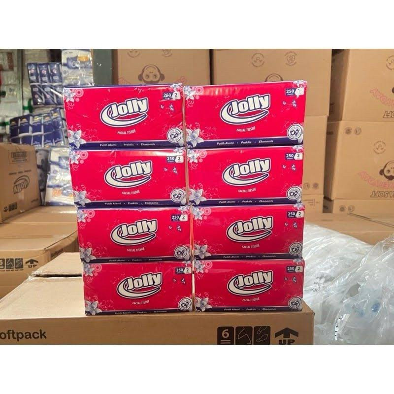DISKON TISU JOLLY 250 SHEET / TISU MURAH / TISSUE GROSIR / TISSUE MURAH ( 4 pcs )