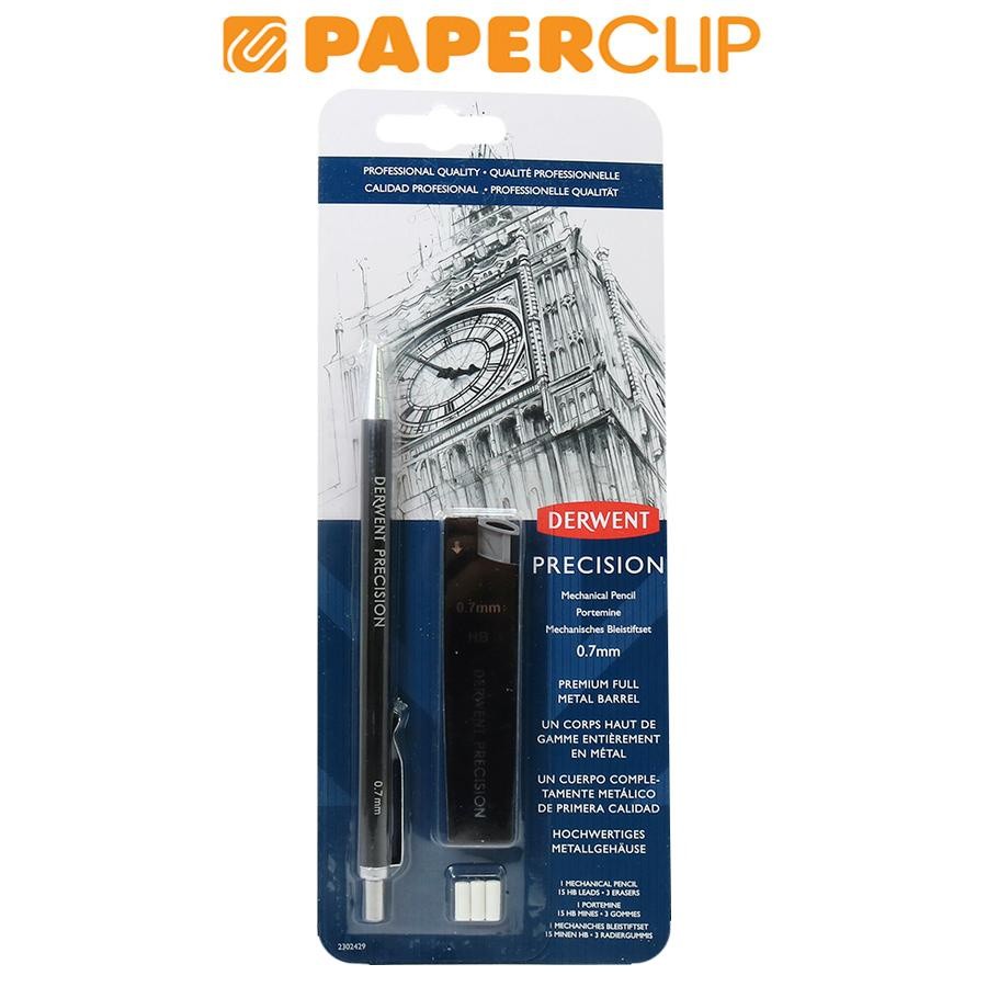 

PENSIL MEKANIK DERWENT PRECISION + REFILL HB 07 2302429DW
