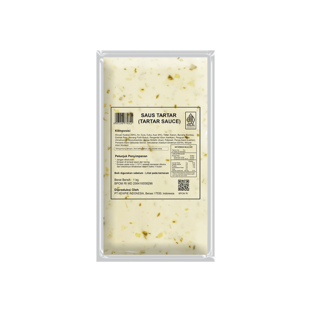 

Tartar Sauce Kewpie / Saus Tartar Kewpie - 1 Kg