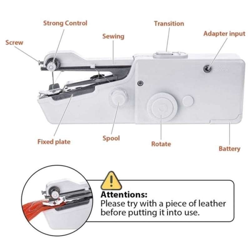 HANDY STITCH Alat Mesin Jahit Tangan Mini Portable Sewing Machine ORI