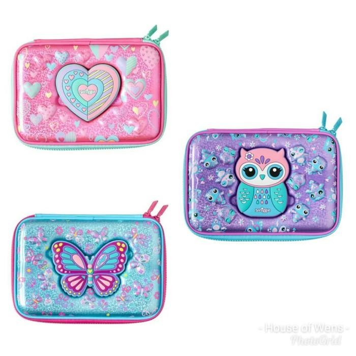 

[New Arrival] SMIGGLE MIRROR HARDTOP PENCIL CASE - TEMPAT PENSIL SMIGGLE Stationery - Biru Muda