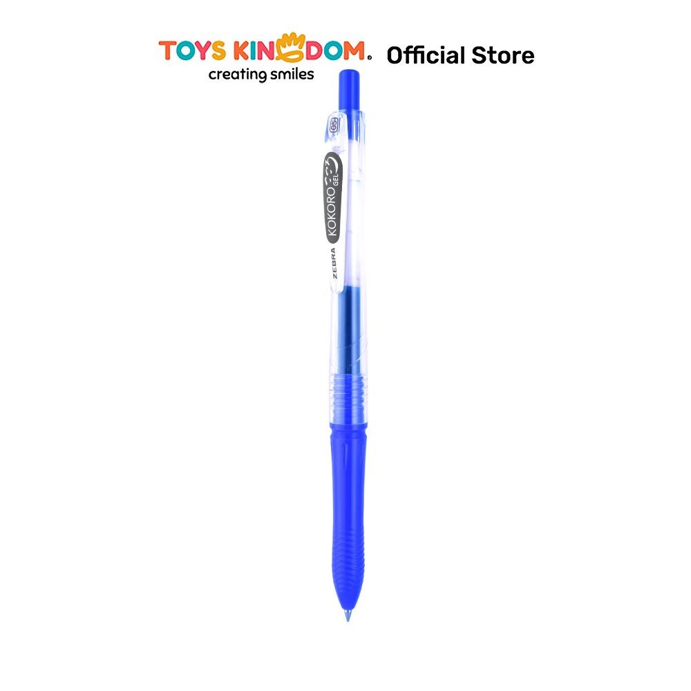 

Toys Kingdom Zebra Kokoro 0.5 mm Pulpen Gel Biru Retractable Pena Ballpoint Pen Bolpoin Alat Tulis