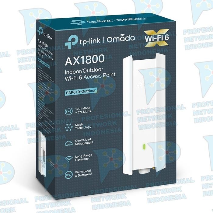 TP-LINK EAP610 Outdoor AX100 Indoor Outdoor WiFi6 Access Point eap610