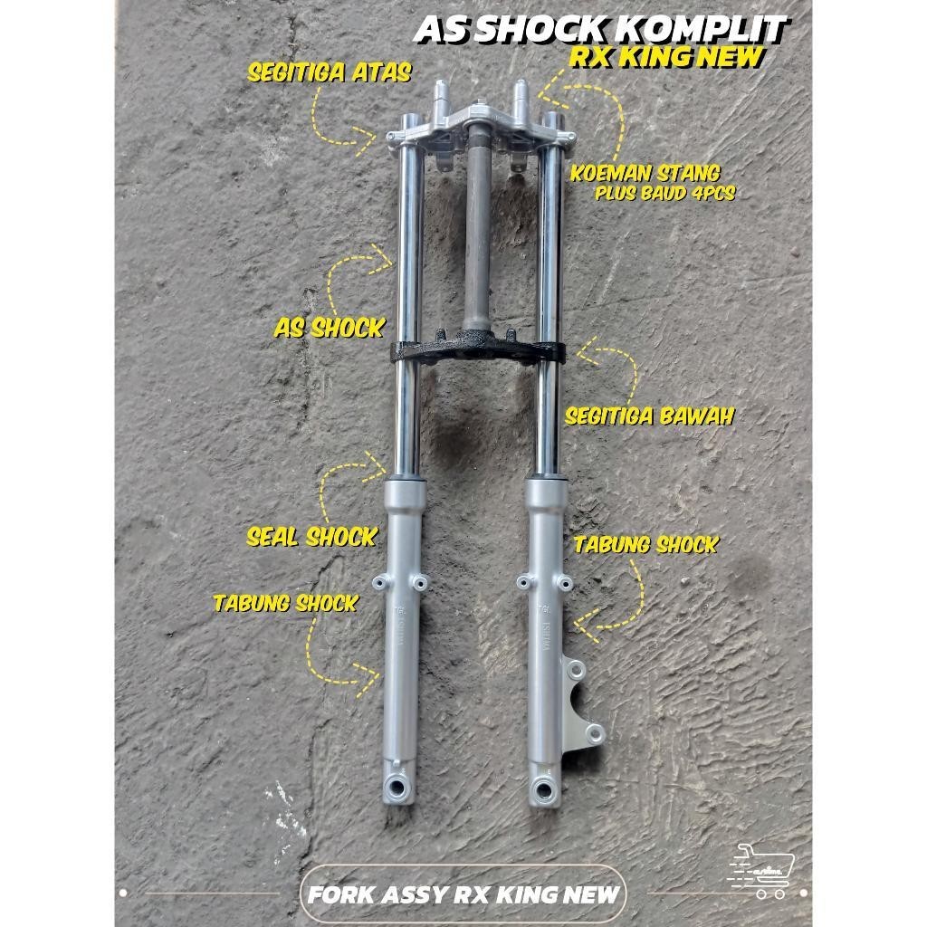 AS SHOCK KOMPLIT RX KING PLUS KOMSTIR/FORK ASSY RXKING/RXK KING/AS SHOCK KOMPLIT RX KING NEW/FORK AS