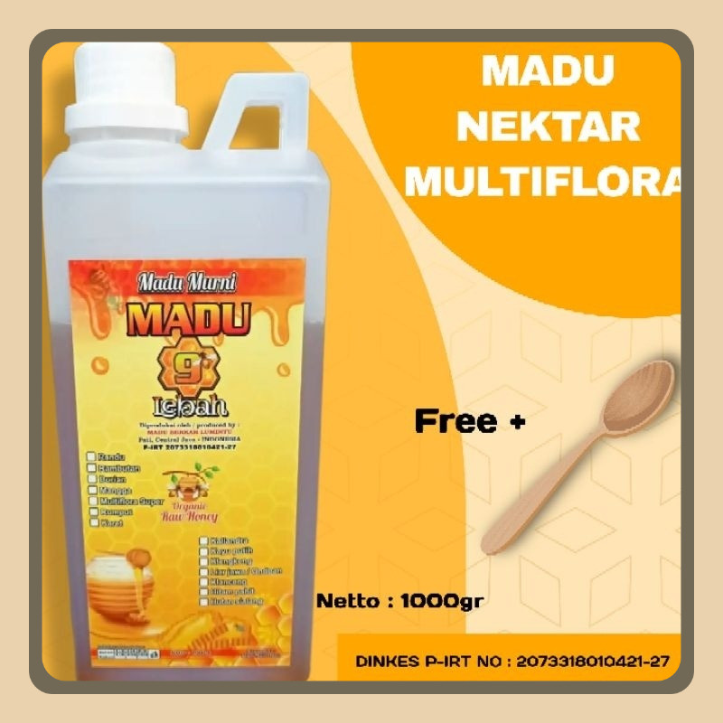 

Madu Multiflora 1kg Asli Murni super