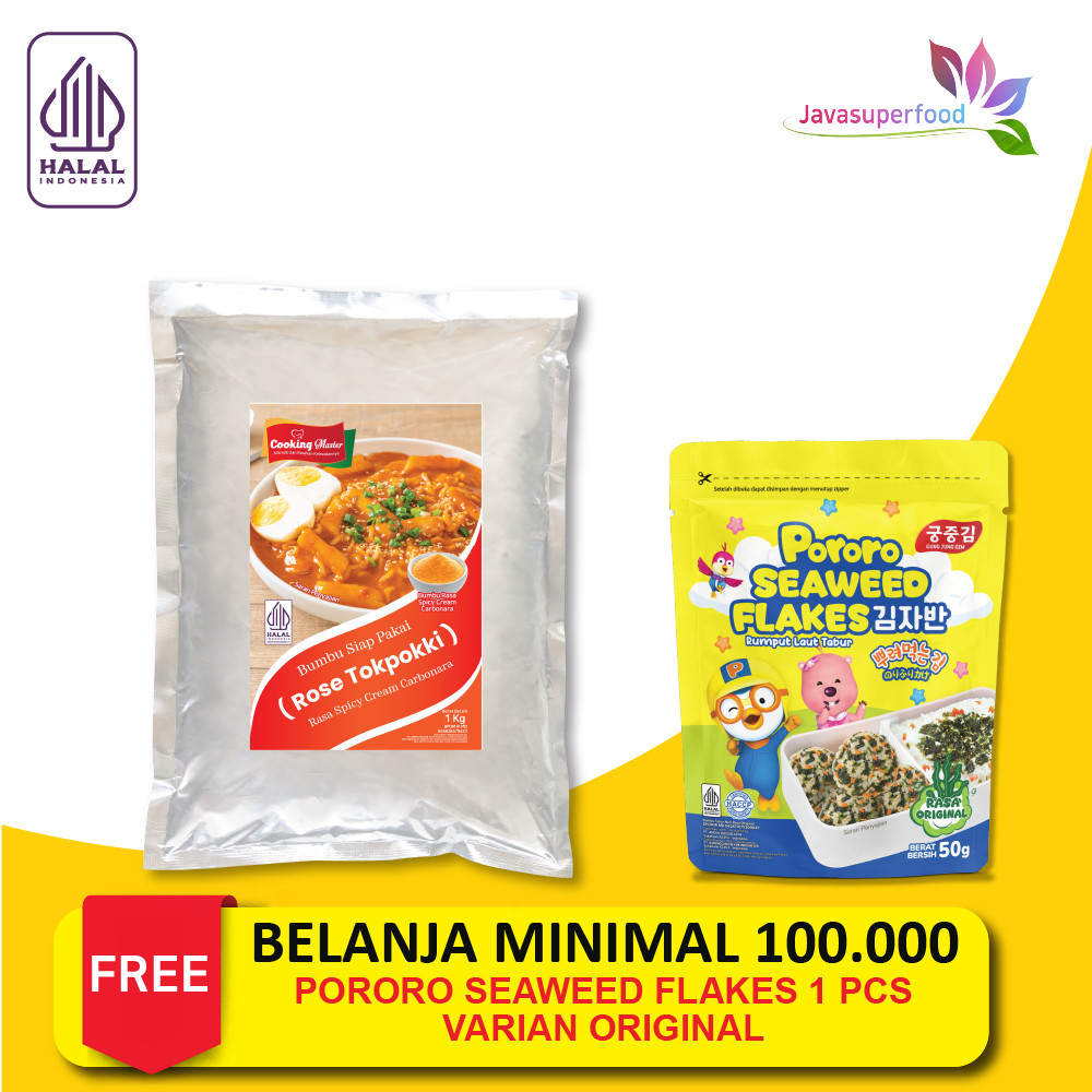 

[HALAL] Bubuk Saus Tokpokki \ Rose Tteokbokki \ Spicy Cream Carbonara Tteokbokki 1KG