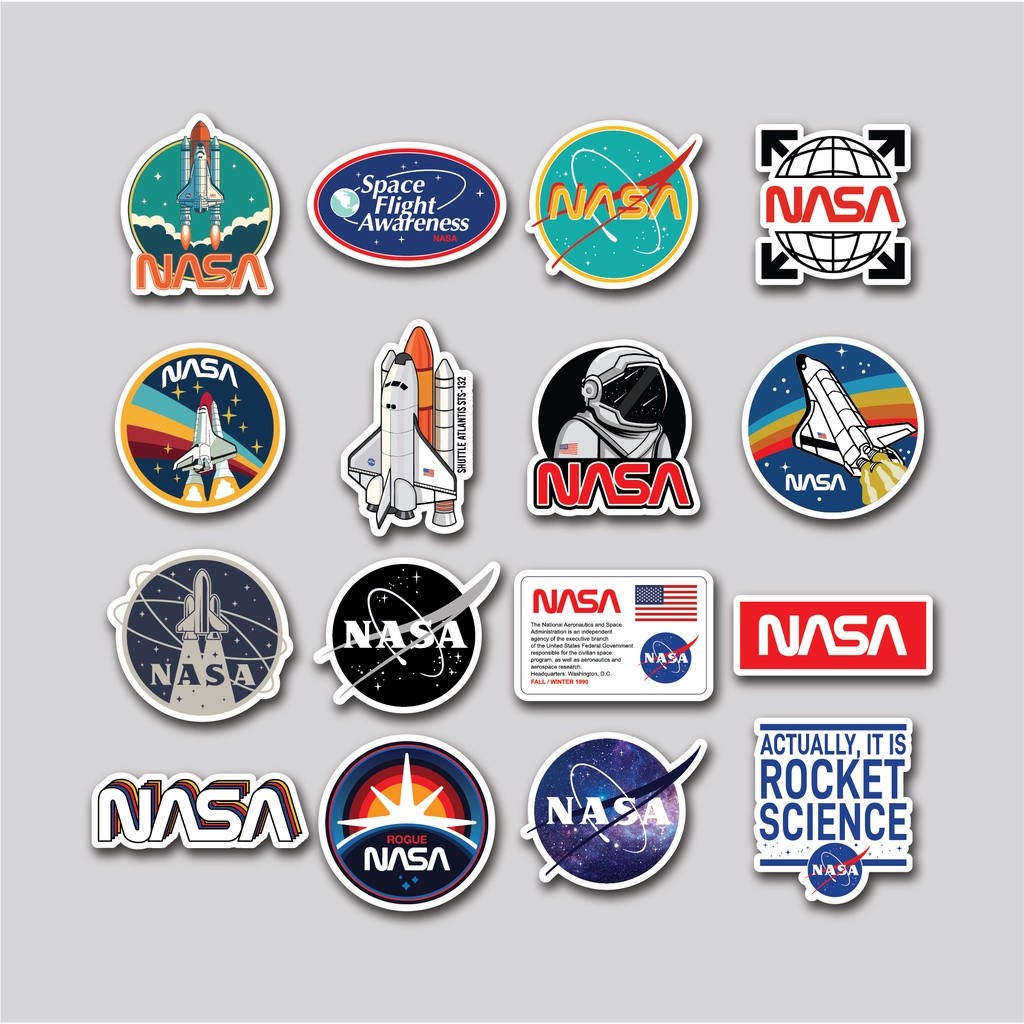 

Sticker Pack Nasa | Sticker Tumblr | Stiker Laptop Koper Helm