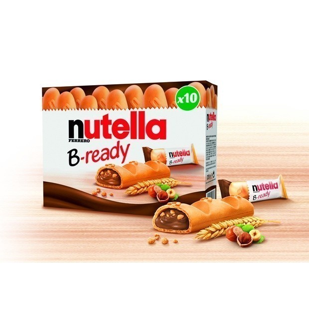 

Cokelat NUTELLA B-Ready / BREADY T10 220gram isi 10pcs
