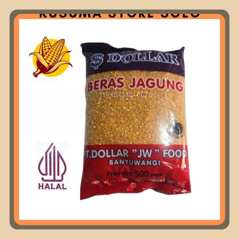 

500 Gram Beras Jagung Premium - Cocok Untuk Diet - Mencegah Diabetes - Gluten Free