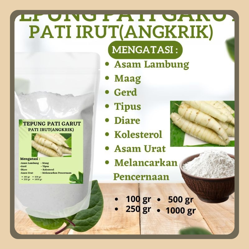 

Tepung Garut Obat Asam Lambung Tepung Pati Irut Garut Asli Tepung Pati Garut Asli