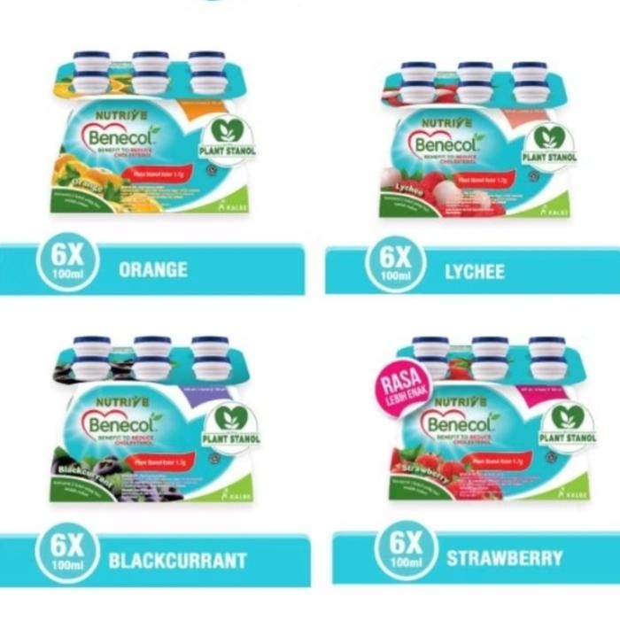 

[[PROMO]] Minuman penurun kolesterol - KALBE - Nutrive Benecol 6x100ml - Jeruk