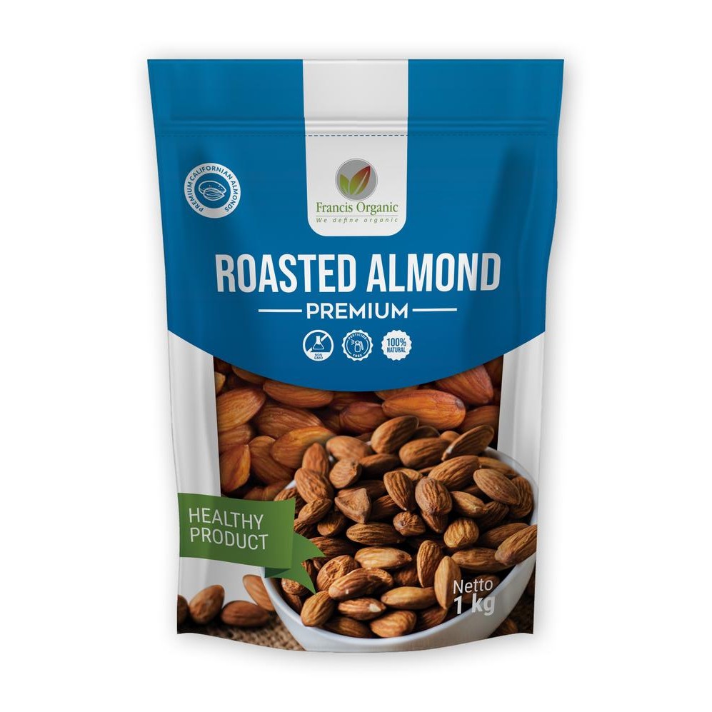 

Kacang Almond Panggang Kupas 1kg / Roasted Almond 1kg - Asin