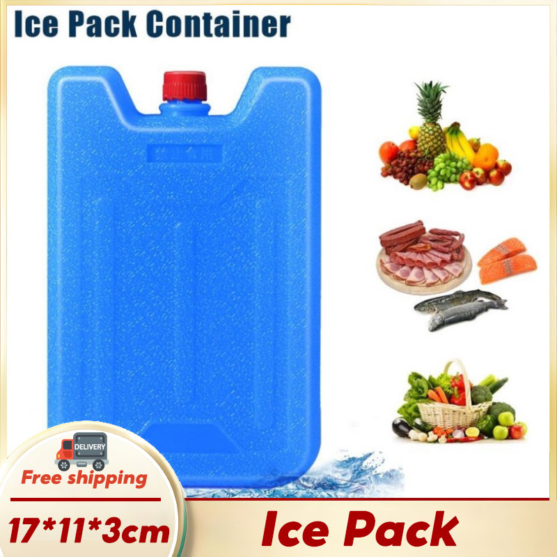 Ice Pack Besar Jumbo Blue Ice Cooler Styrofoam Box Reusable Ice Gel Ice Pack