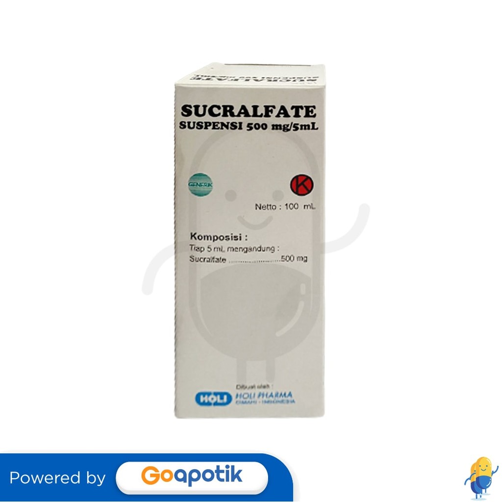 Sucralfate Holi 500 Mg/5 Ml Suspensi 100 Ml