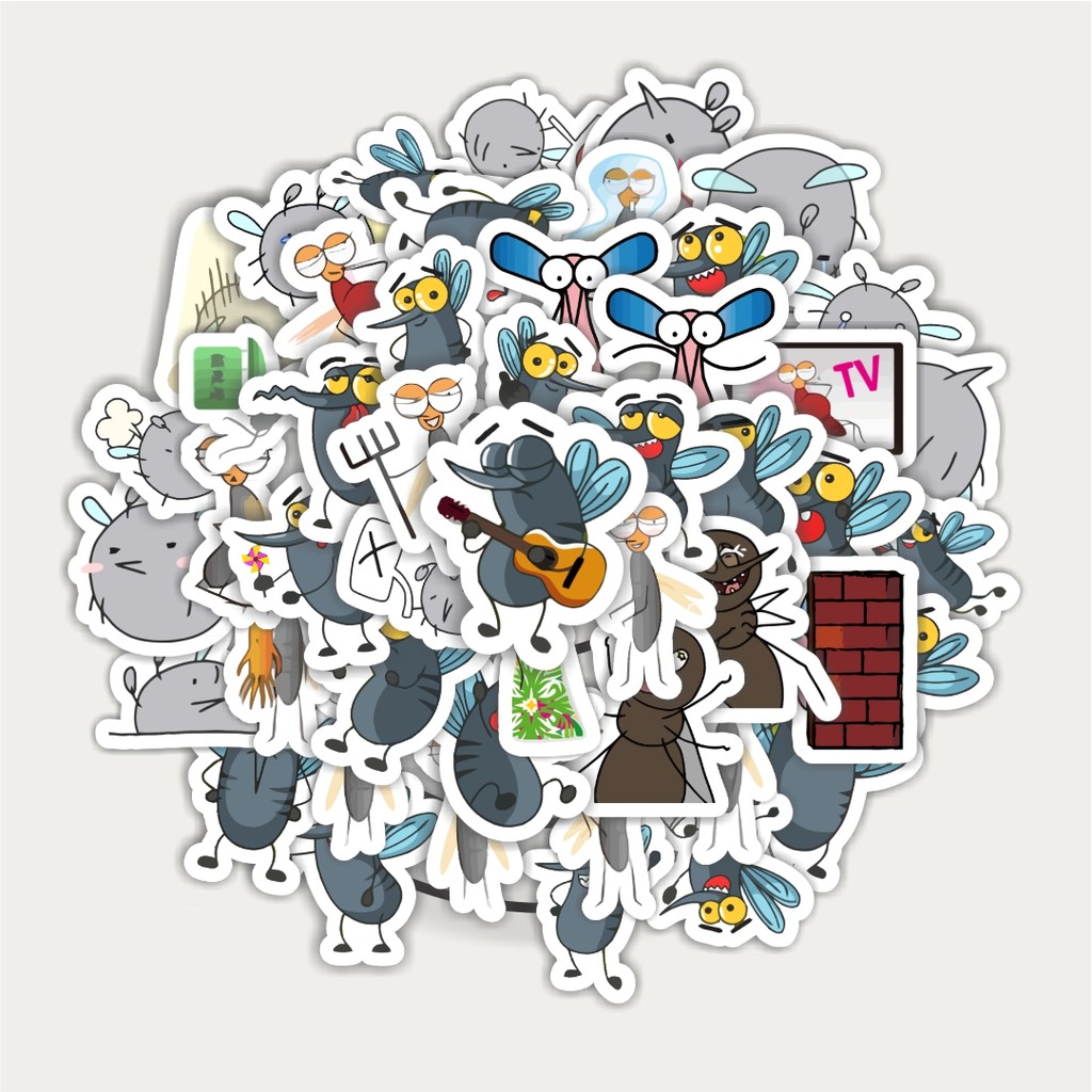 

Sticker Pack Hewan Nyamuk |Sticker TUMBLR | Stiker LAPTOP KOPER HELM