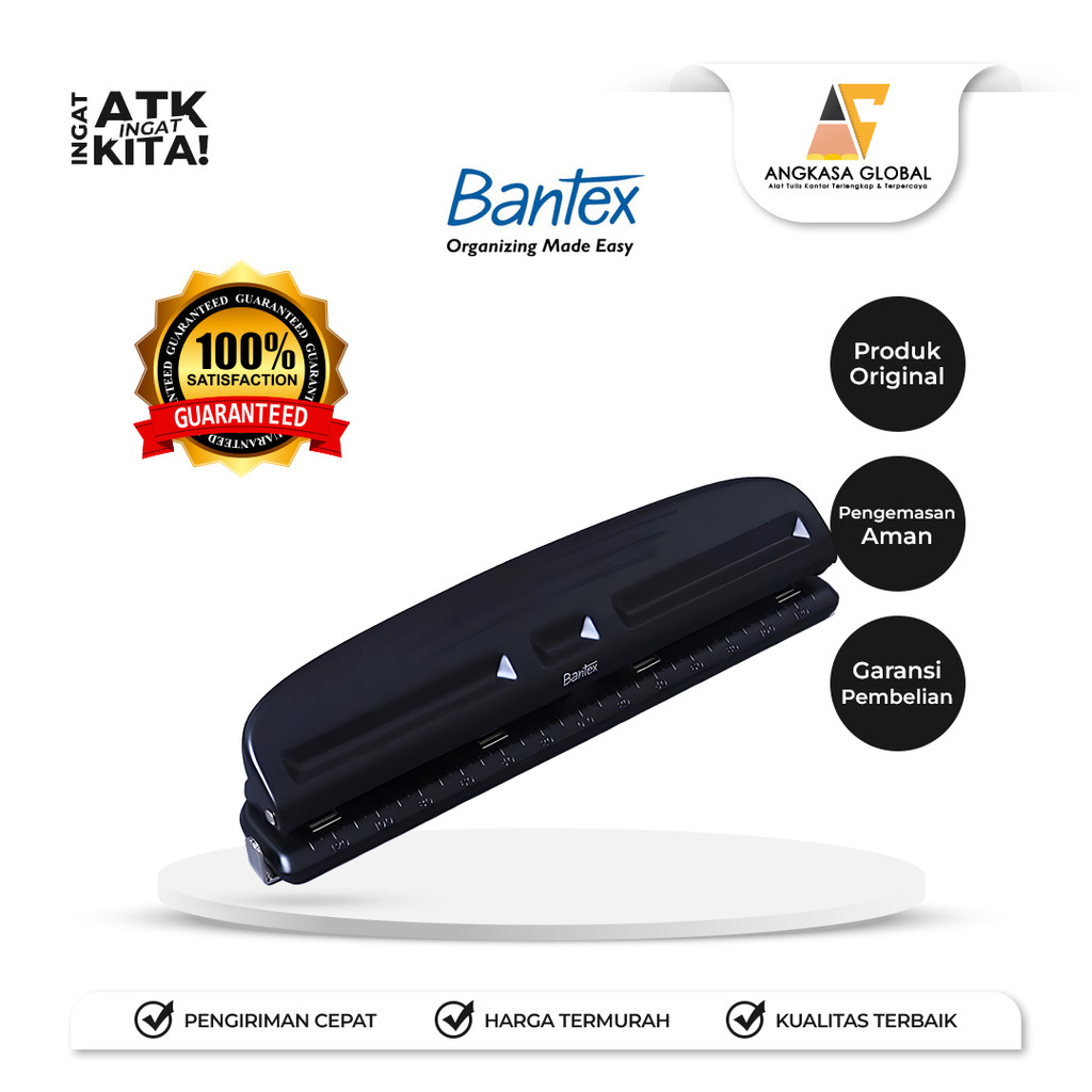 

BANTEX 4 PEMBOLONG KERTAS/ HOLE PUNCH BD6444 (1PC)