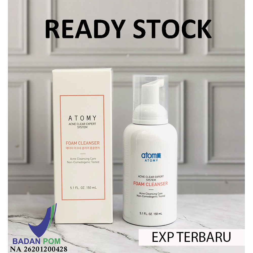 ATOMY ACNE CLEAR FOAM CLEANSER | pembersih wajah untuk berjerawat | acne foam