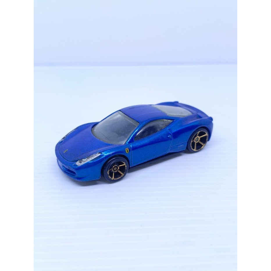Hot Wheels Ferrari 458 Italia Biru Loose
