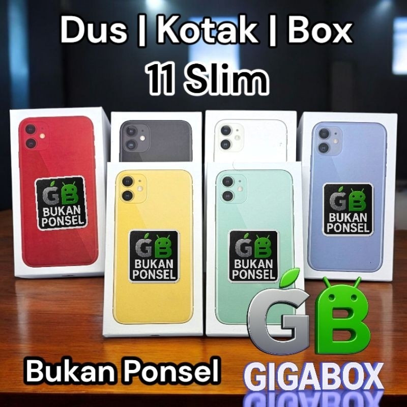 

(Sesuai Catatan) Dus Kardus Box 11 Slim (Dus Only) Kemasan Premium dan Elegan