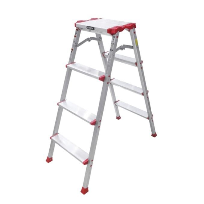 Tangga Lipat Aluminium KRISBOW Fixsteps 1.1 Meter 4 Step